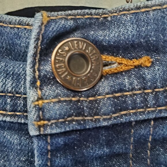Levis Jeans Womens Size 10 Blue Straight Leg 505 Stretch Denim - Picture 9 of 12